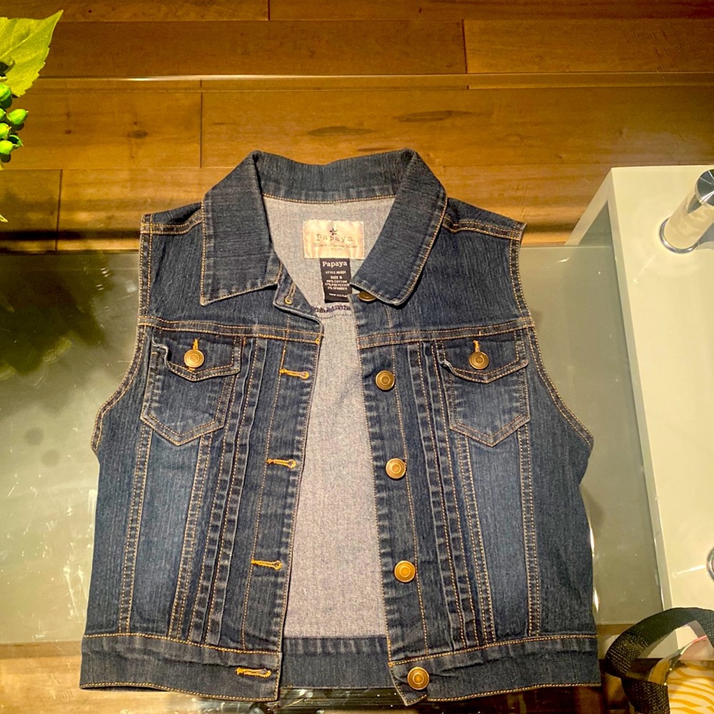 Denim vest